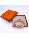 Clic H Bracelet Rose Gold Blanc - HERMES - BALAAN 3