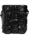 Cassette Mini Bucket Bag Black - BOTTEGA VENETA - BALAAN 1