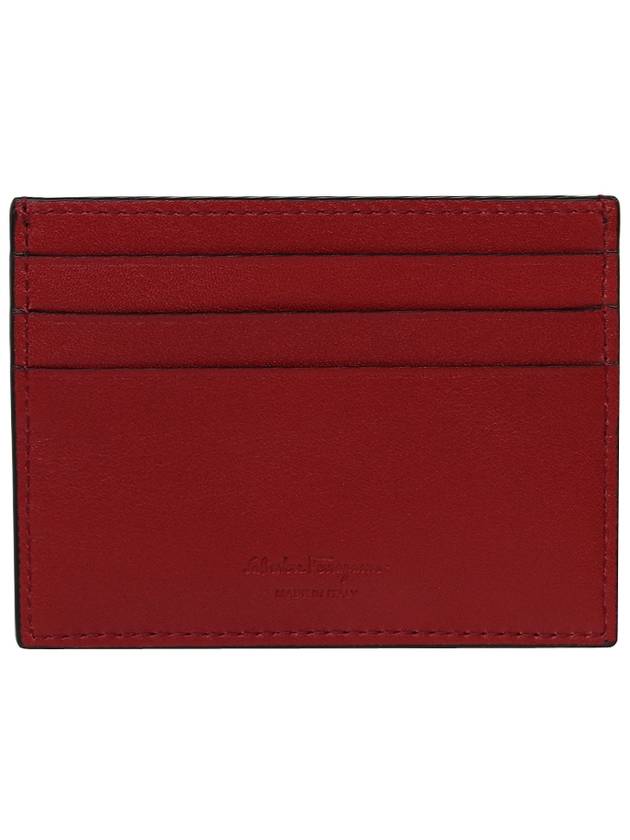 Revival Gancini Card Wallet Black - SALVATORE FERRAGAMO - BALAAN 3