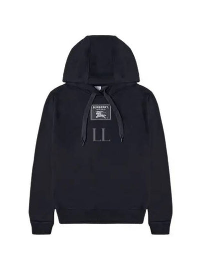 Women's Prorsum Label Cotton Hoodie Black - BURBERRY - BALAAN 2