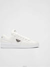 Logo Quilted Nappa Leather Low Top Sneakers White - PRADA - BALAAN 2