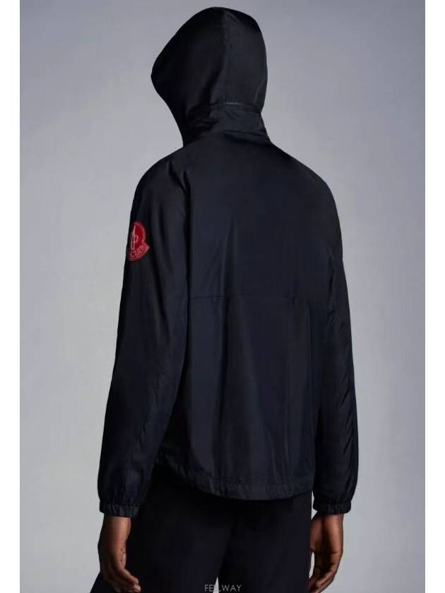 OCTAVO Windbreaker Jacket Black - MONCLER - BALAAN 4