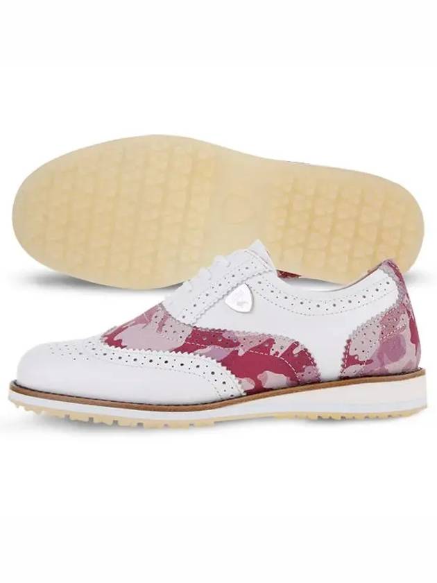 My Suit Spikeless Classic Golf Shoes Pink Camo - HENRY STUART - BALAAN 1