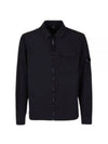 Gabardine Utility Long Sleeve Shirt Black - CP COMPANY - BALAAN 2