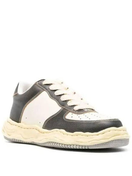 23FW Wayne OG Sol VC Leather Low Top Sneakers A11FW713 BK WH - MIHARA YASUHIRO - BALAAN 2