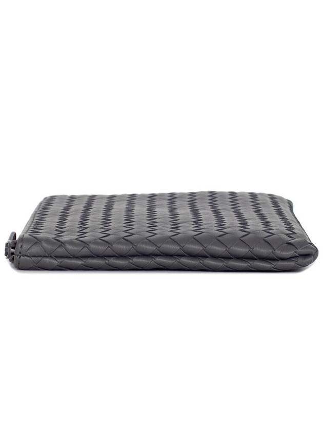 Intrecciato Clutch Bag Gray - BOTTEGA VENETA - BALAAN 5