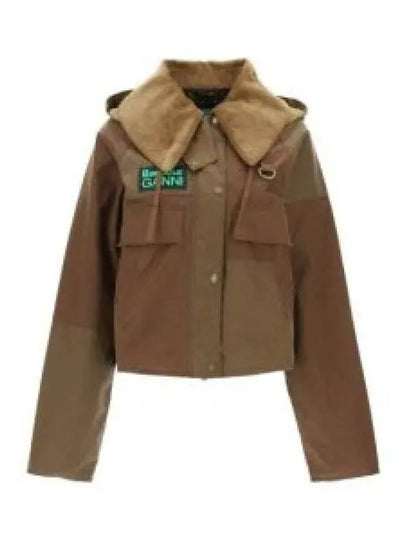 Block Spey Wax Jacket Brown - BARBOUR - BALAAN 2