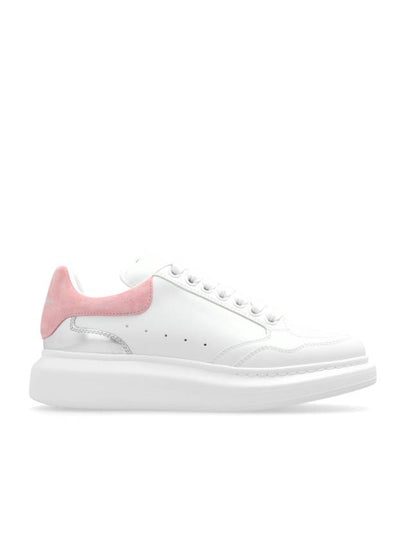 Oversized Pink Tab Low Top Sneakers White - ALEXANDER MCQUEEN - BALAAN 2