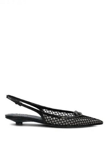 V logo mesh slingback heel 271813 - VALENTINO - BALAAN 1