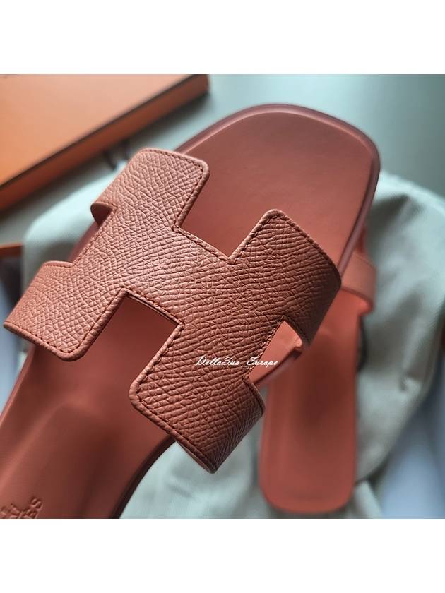 Oran Sandals Slippers Orange Joy - HERMES - BALAAN.