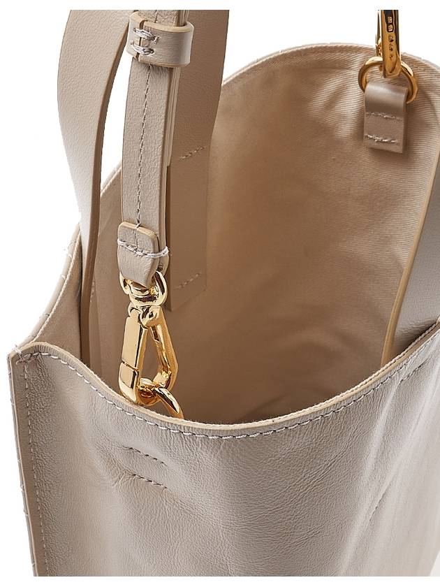 Museo Leather Tote Bag Beige - MARNI - BALAAN 9