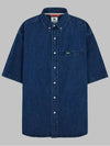 Classic Short Sleeve Denim Shirt GEE245 103 Jincheong - GEECOON - BALAAN 5