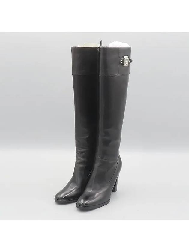 Smith Market Used Luxury Black Boots Women s Shoes - HERMES - BALAAN 6