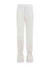 Cotton Straight Pants Chalk - LEMAIRE - BALAAN 2