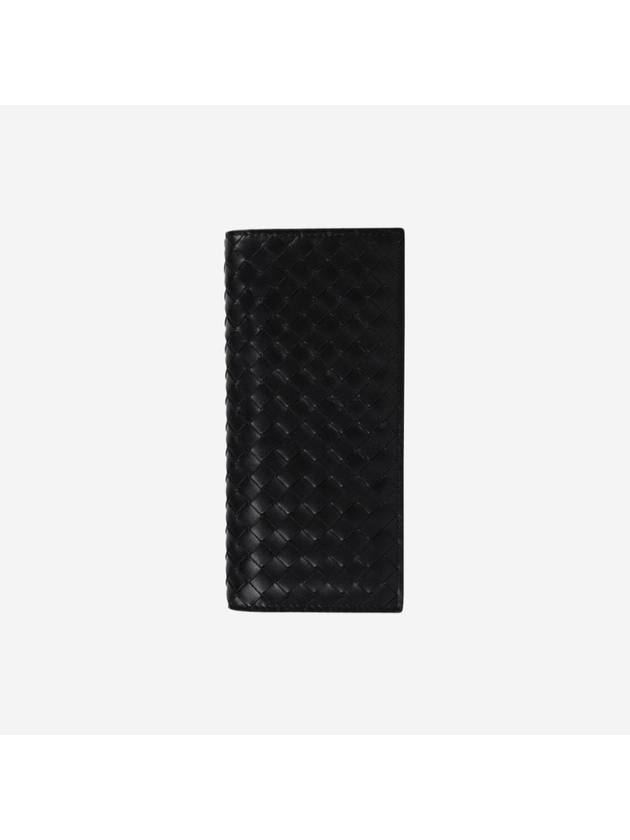 Intrecciato Continental Long Wallet Black - BOTTEGA VENETA - BALAAN 2