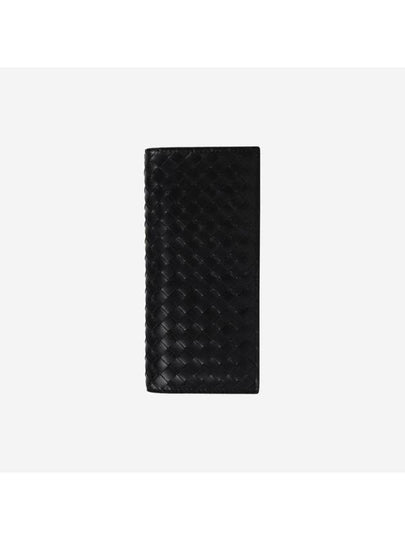 Intrecciato Continental Long Wallet Black - BOTTEGA VENETA - BALAAN 2