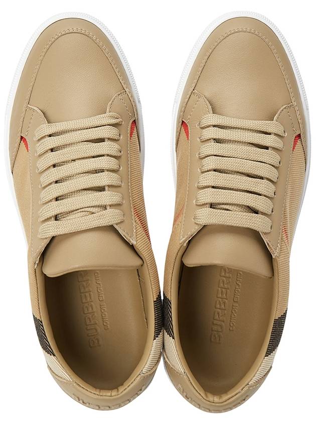 Women's House Check Low Top Sneakers Beige - BURBERRY - BALAAN 3