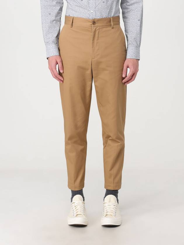 Maison Kitsun&eacute; pants in cotton gabardine - MAISON KITSUNE - BALAAN 1