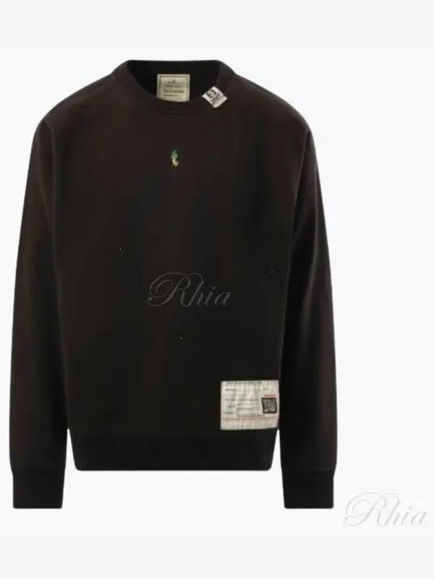 A13PO652 Black Duck Embroidery Sweatshirt - MIHARA YASUHIRO - BALAAN 1