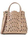 Mina 16 Vienne Wave Lux Calfskin Tote Bag Sand - ALAIA - BALAAN 2