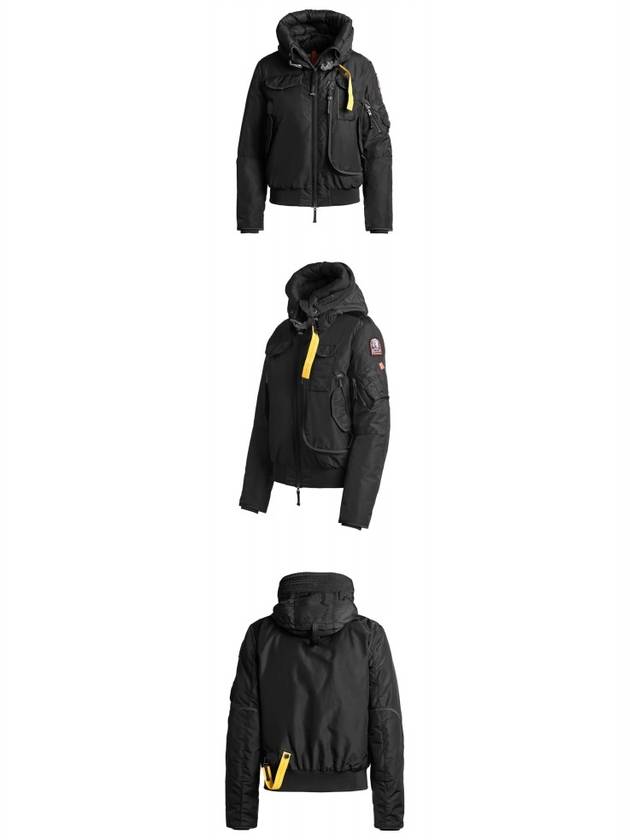 Gobi Padded Bomber Jacket Black - PARAJUMPERS - BALAAN 5