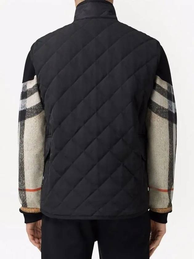 Diamond Quilted Thermoregulated Vest Black - BURBERRY - BALAAN 5