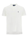 Men's Embroidered Logo PK Shirt White - POLO RALPH LAUREN - BALAAN 2