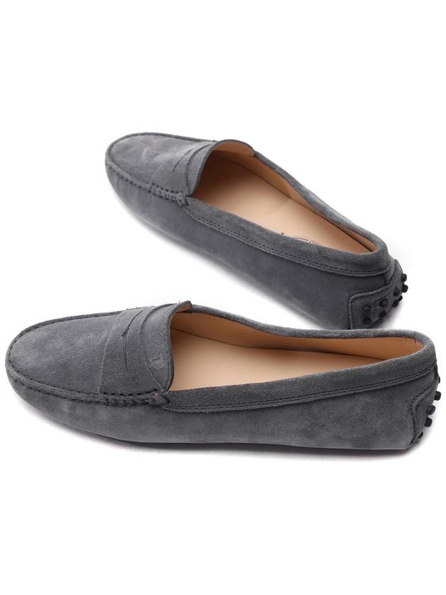 Gommino Suede Driving Shoes Dark Grey - TOD'S - BALAAN 7