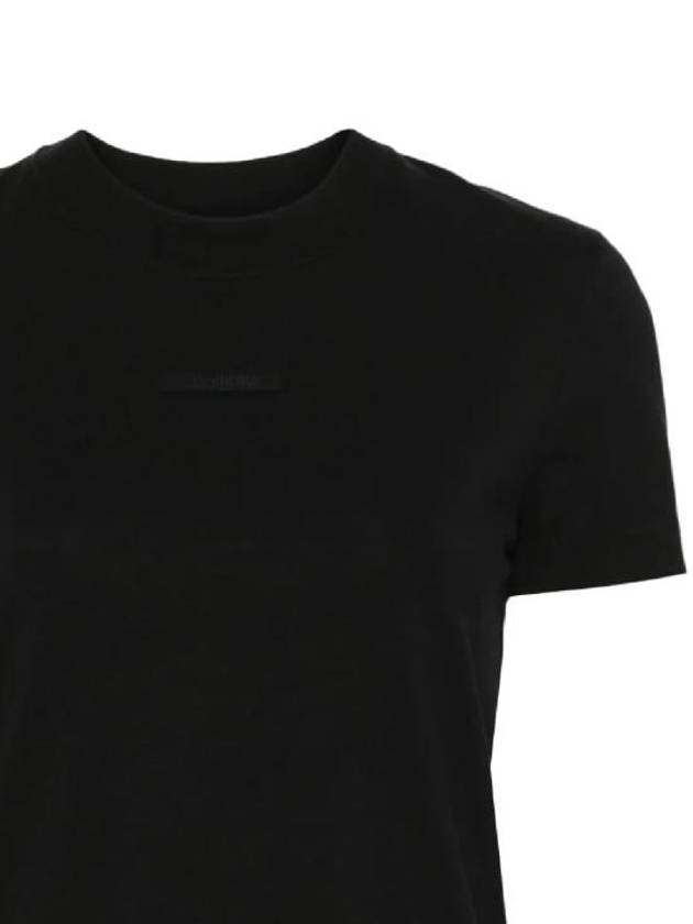 Le Gros Grain Short Sleeve T-Shirt Black - JACQUEMUS - BALAAN 3