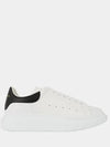 Oversized Leather Tab Low Top Sneakers White - ALEXANDER MCQUEEN - BALAAN 2