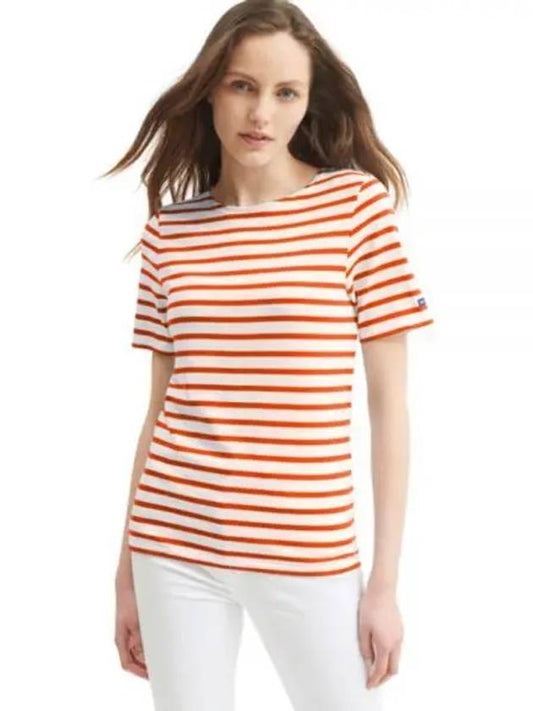 Levant Striped Sailor Short Sleeve T-Shirt Neju Sanguin - SAINT JAMES - BALAAN 2