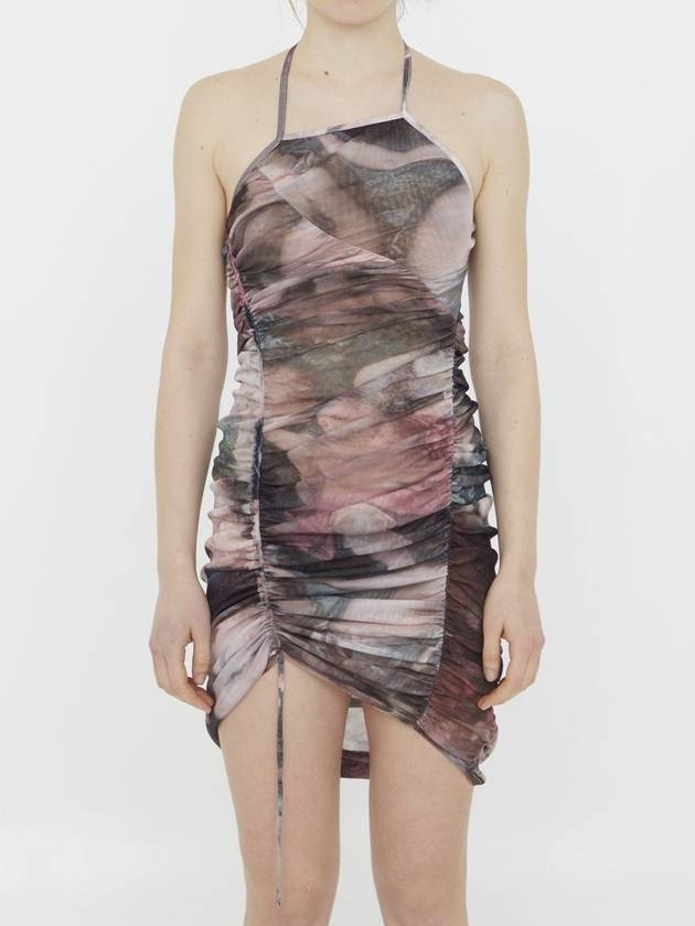 23 ss PASTELPRINT Tulle Dress AF0R3175JG02AAY B0020169054 - BALMAIN - BALAAN 2