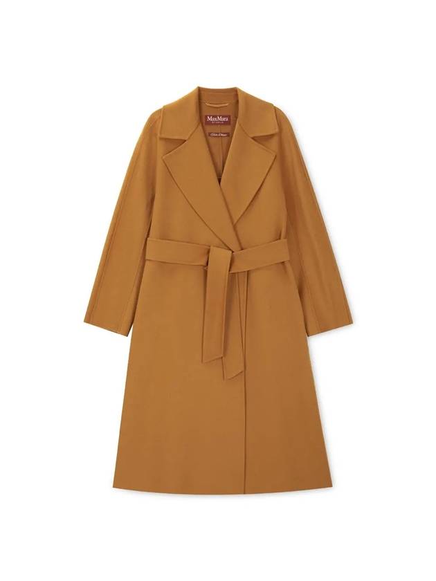 Cles Virgin Wool Single Coat Camel - MAX MARA - BALAAN 4