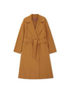 Cles Virgin Wool Single Coat Camel - MAX MARA - BALAAN 1