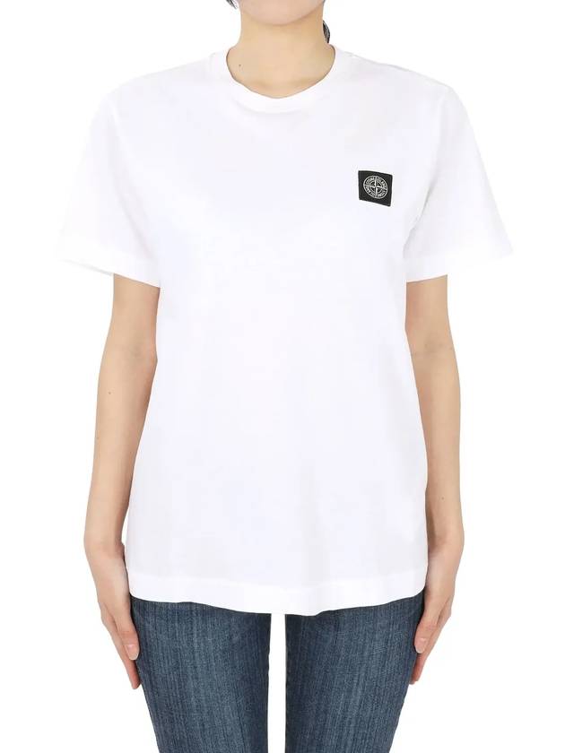 Kids 30/1 Cotton Jersey Short Sleeve T-Shirt White - STONE ISLAND - BALAAN 4