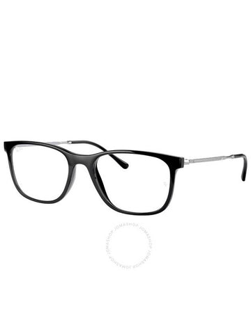 Ray Ban Demo Square Unisex Eyeglasses RX7244 2000 53 - RAY-BAN - BALAAN 1