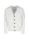 Lens Cotton Cardigan White - CP COMPANY - BALAAN 2