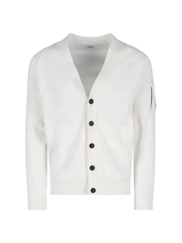 Lens Cotton Cardigan White - CP COMPANY - BALAAN 2