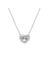 Matrix Heart Pendant Necklace Silver - SWAROVSKI - BALAAN 1