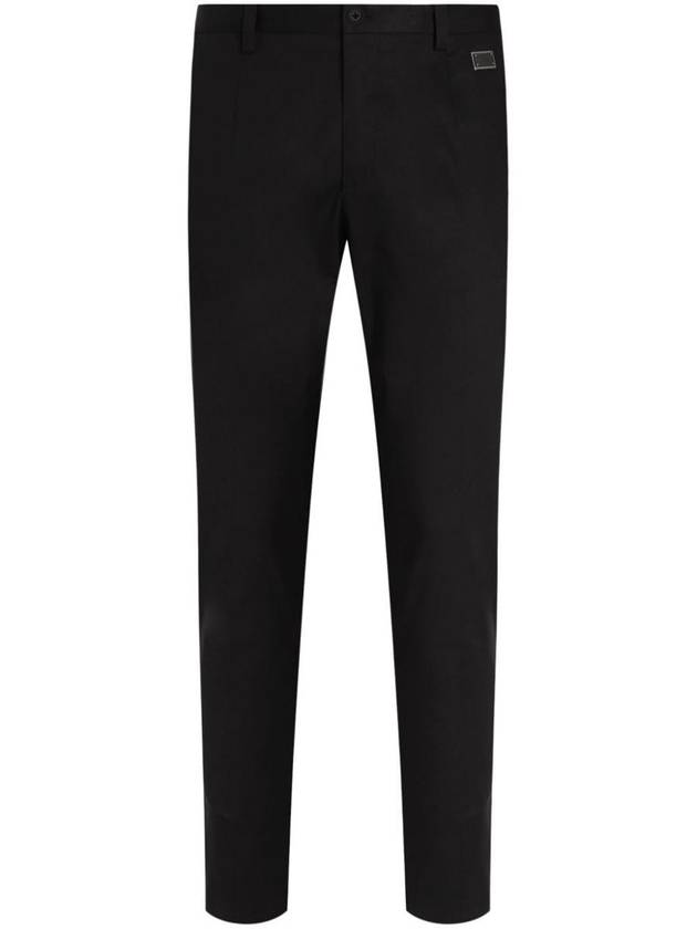 Dolce & Gabbana Slim Fit Cotton Trousers Clothing - DOLCE&GABBANA - BALAAN 1