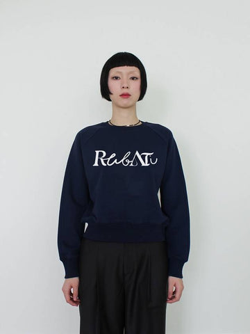 Lettering Logo Sweatshirt NAVY - RUBATI - BALAAN 1