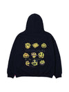 Men's Print Hoodie Navy - STOCKHOLM SYNDROME - BALAAN 1