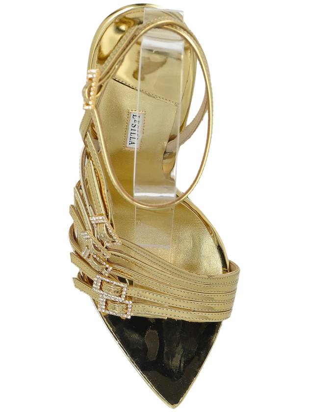 Le Silla Scarlet High-heeled Sandals, Women's, Gold - LE SILLA - BALAAN 6