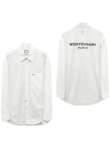 Cotton Back Logo Shirt W243SH07 - WOOYOUNGMI - BALAAN 1