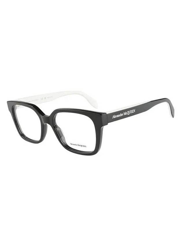 Eyewear Square Acetate Eyeglasses Black - ALEXANDER MCQUEEN - BALAAN 1