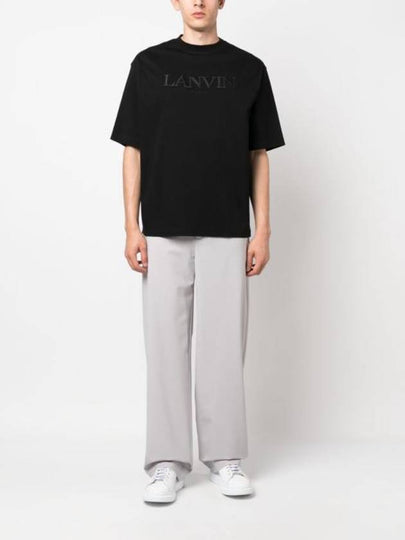 Short Sleeve T Shirt RMTS0026J20810 Black - LANVIN - BALAAN 2