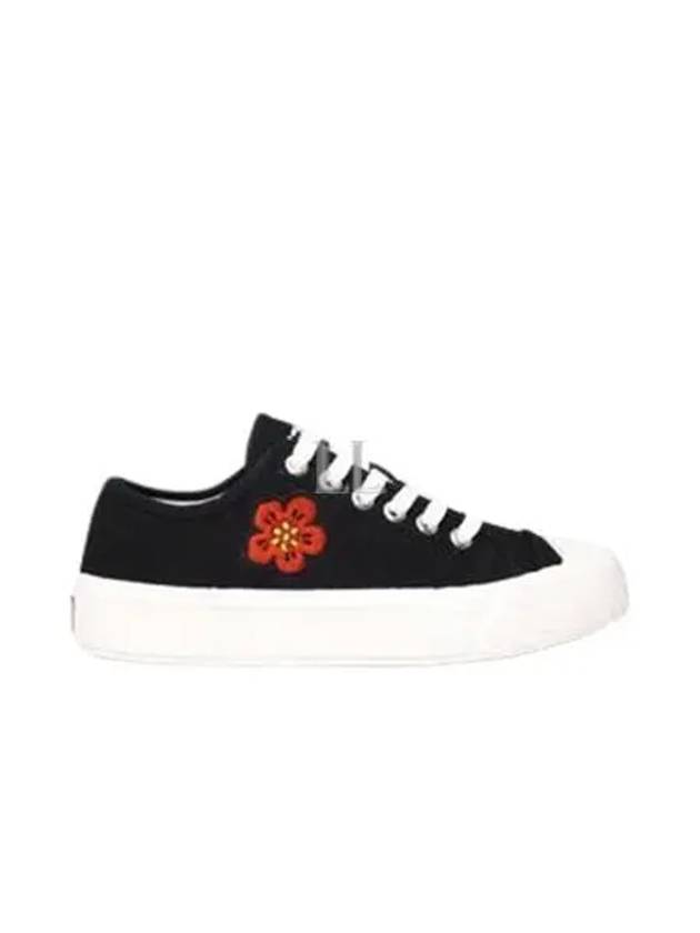 Shool Boke Flower Low Top Sneakers Black - KENZO - BALAAN 2