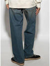 Journey Wide Leg Wash Jeans Blue - GOLDEN GOOSE - BALAAN 4