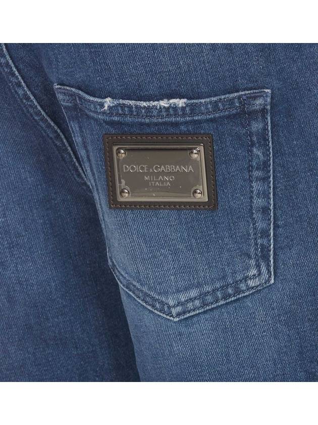 Denim Straight Pants FTCZADG8KA1 S9001 DENIM - DOLCE&GABBANA - BALAAN 4