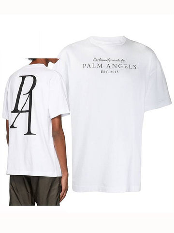 Vintage logo short sleeve PMAA001F19413019 0110 - PALM ANGELS - BALAAN 1